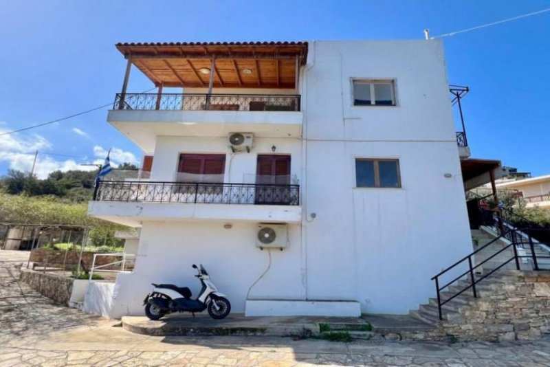 Agios Nikolaos Kreta, Agios Nikolaos: Geräumiges Haus mit Meerblick in begehrter Lage zu verkaufen Haus kaufen